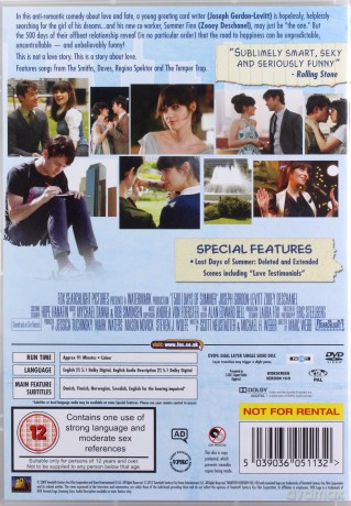 500 Days Of Summer (500 dni miłości) [DVD]