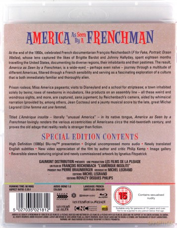 America Seen By A Frenchman (Dziwna Ameryka) [Blu-Ray]