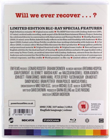 Britannia Hospital (Limited Edition) (Szpital Britannia) [Blu-Ray]