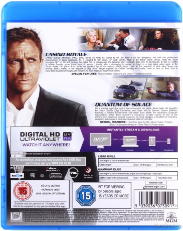 007 James Bond Casino Royale / Quantum of Solace [2xBlu-Ray]