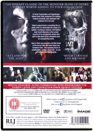 Frankenstein Vs The Mummy [DVD]