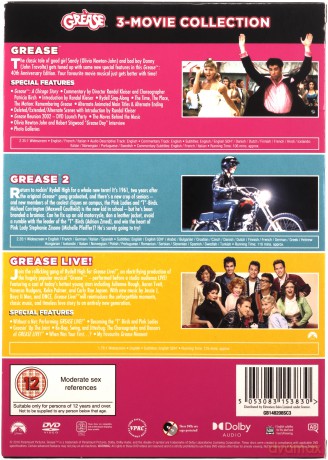 Grease / Grease 2 / Grease Live! - 40th Anniversary Edition [3DVD]