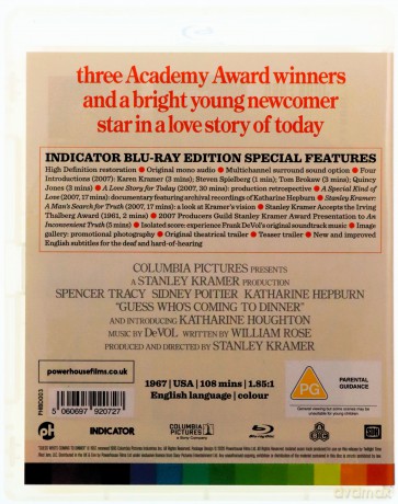Guess Who's Coming to Dinner? (Zgadnij, kto przyjdzie na obiad) [Blu-Ray]