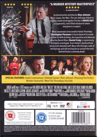 Knives Out (Na noże) [DVD]