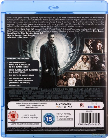 Snowpiercer (Snowpiercer: Arka przyszłości) [Blu-Ray]