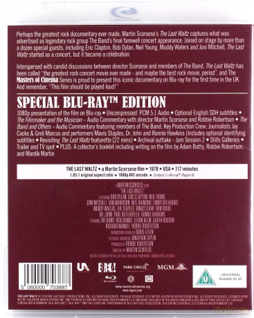 The Last Waltz - The Masters of Cinema Series (Ostatni walc) [Blu-Ray]