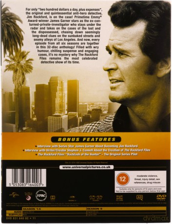 The Rockford Files: The Complete Series 1-6 (Prywatny detektyw Jim Rockford) [DVD]