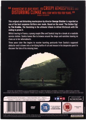 The Vanishing (Zniknięcie) [DVD]