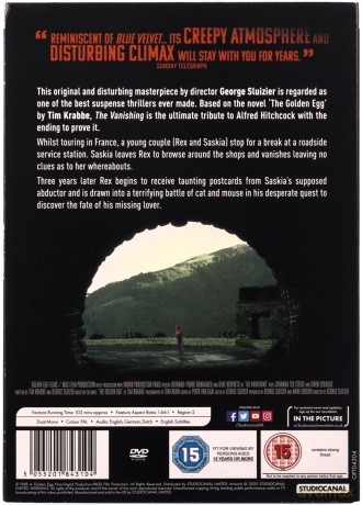 The Vanishing (Zniknięcie) [DVD]