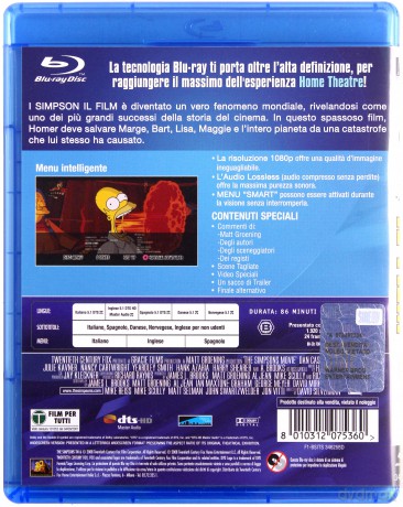The Simpsons Movie (Simpsonowie: Wersja kinowa) [Blu-Ray]