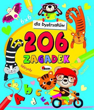 206 zagadek. Dla bystrzaków - Jolanta Czarnecka [KSIĄŻKA]