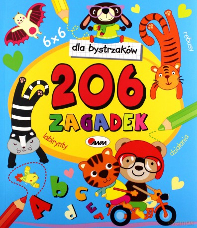 206 zagadek. Dla bystrzaków - Jolanta Czarnecka [KSIĄŻKA]