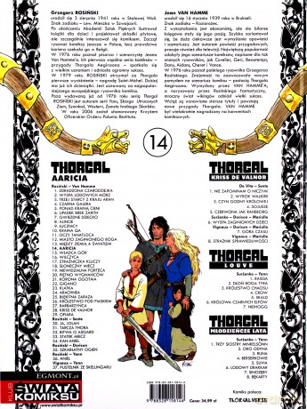 Aaricia. Thorgal (Tom 14) - Grzegorz Rosiński, Jean van Hamme [KSIĄŻKA]