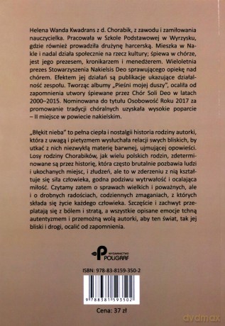 Błękit nieba - Helena Wanda Kwadrans [KSIĄŻKA]