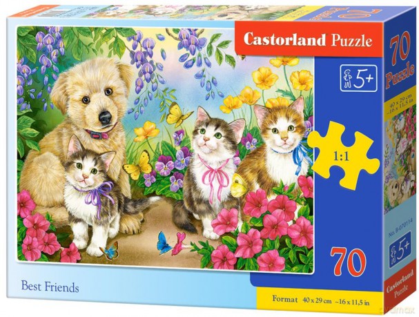 CASTORLAND 70 el.Najlepsi przyjaciele B-070114 [PUZZLE]
