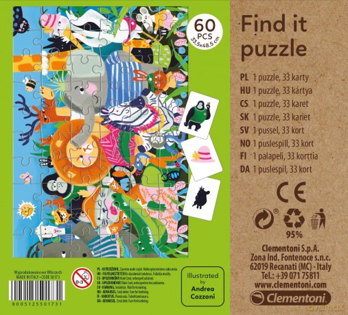 CLEMENTONI Puzzle znajdź to - wiosna 50173 [PUZZLE]