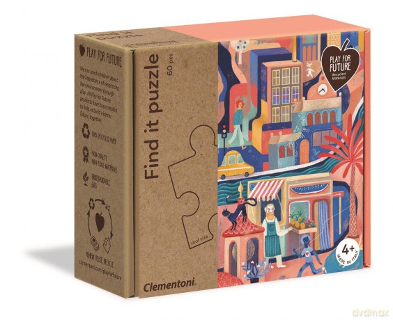 CLEMENTONI Puzzle znajdź to - zima 50160 [PUZZLE]
