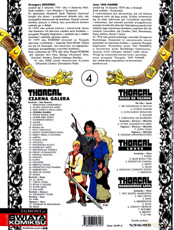 Czarna galera. Thorgal (Tom 4) - Grzegorz Rosiński, Jean van Hamme [KSIĄŻKA]