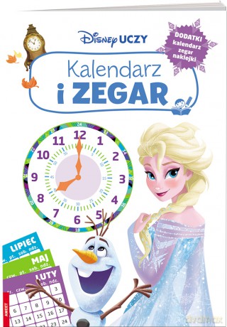 Disney uczy kraina lodu. Kalendarz i zegar ZEG-9301 [KSIĄŻKA]