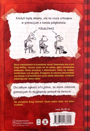 Dziennik cwaniaczka (Tom 1) - Jeff Kinney [KSIĄŻKA]