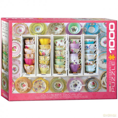 EUROGRAPHICS 1000 el.Filiżanki do herbaty 6000-5342 [PUZZLE]
