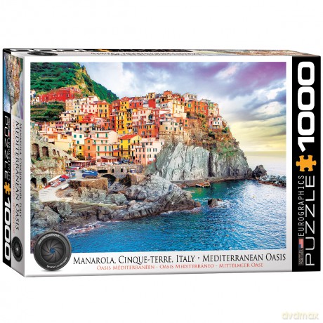 EUROGRAPHICS 1000 el.Manarola Cinque Terre Włochy 6000-0786 [PUZZLE]