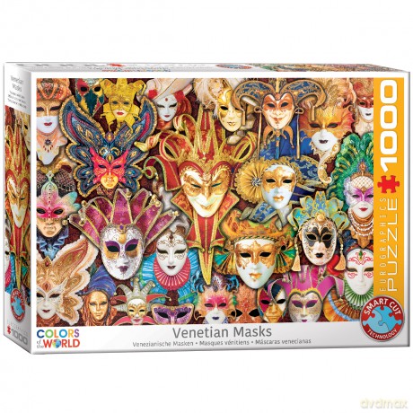 EUROGRAPHICS 1000 el.Maski Weneckie 6000-5534 [PUZZLE]