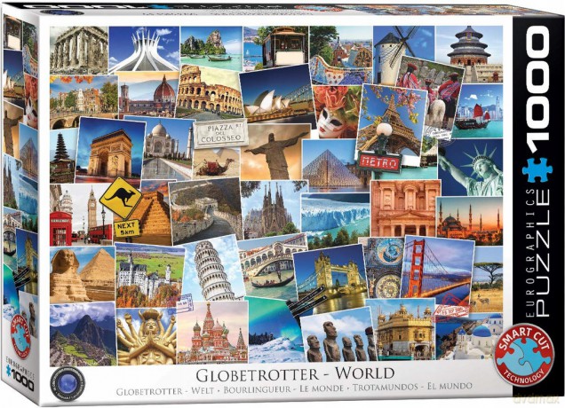 EUROGRAPHICS 1000 el.Pocztówki ze świata 6000-0751 [PUZZLE]