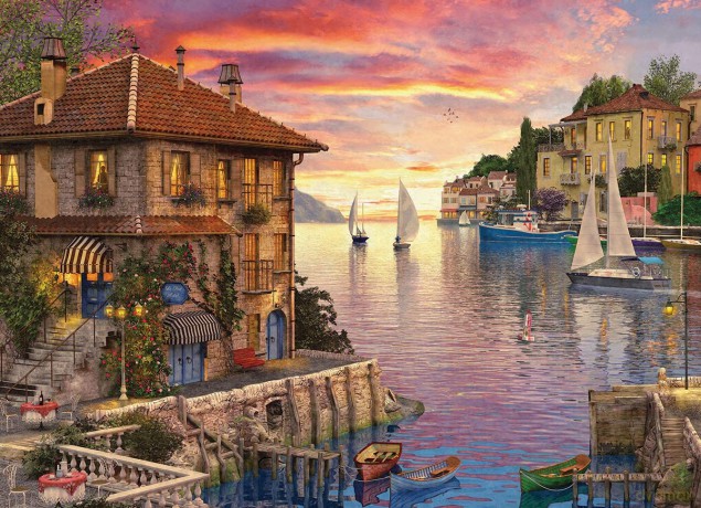 EUROGRAPHICS 1000 el.Port Morza Śródziemnego 6000-0962 [PUZZLE]