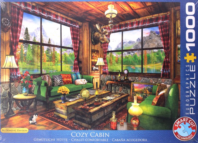 EUROGRAPHICS 1000 el.Przytulny pokój 6000-5377 [PUZZLE]