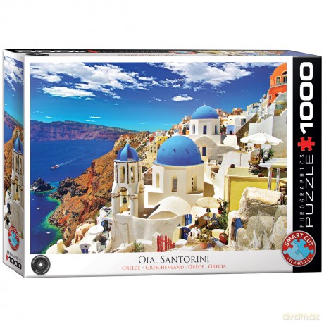 EUROGRAPHICS 1000 el.Santorini Grecja 6000-0944 [PUZZLE]