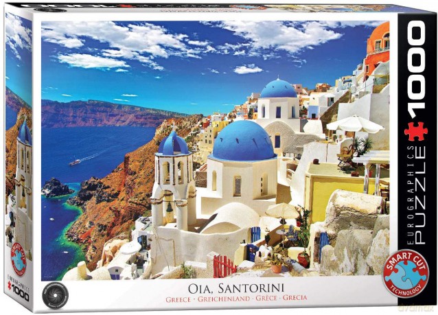 EUROGRAPHICS 1000 el.Santorini Grecja 6000-0944 [PUZZLE]
