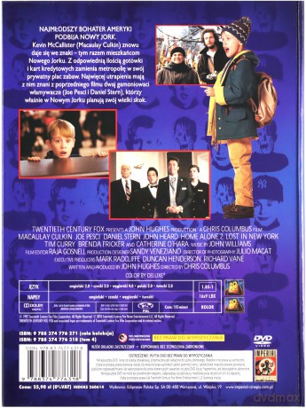 Kevin sam w Nowym Yorku (Kino familijne) (booklet) [DVD]