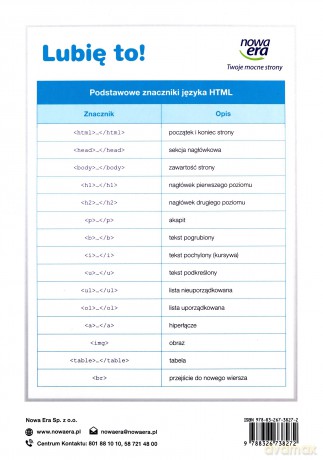 Informatyka lubię to podręcznik dla klasy 7 szkoły podstawowej 67432 - Grażyna Koba [KSIĄŻKA]