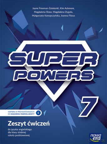 Język angielski super powers zeszyt ćwiczeń dla klasy 7 szkoły podstawowej 70605 - Jayne Freeman-Zolotenki, Kim Ashmore, Magdalena Shaw, Magdalena Dygała, Małgorzata Konopczyńska, Joanna Filous [KSIĄŻKA]