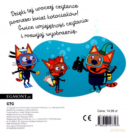 Kot-o-ciaki. Czytanka dla malucha - Elżbieta Kownacka [KSIĄŻKA]
