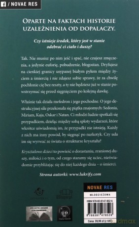 Kryształowe dzieci. Historie uzależnienia od dopalaczy oparte na faktach - Laura Chudzyńska [KSIĄŻKA]