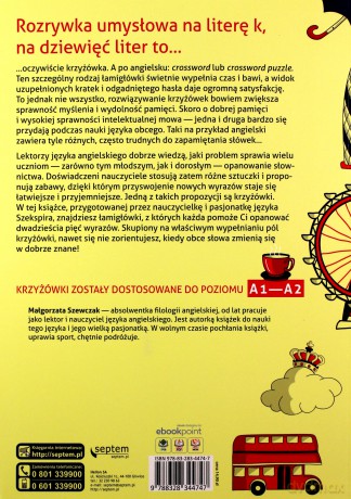 Krzyżówki angielskie. Poziom A1-A2 - Małgorzata Szewczak [KSIĄŻKA]