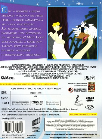 Kultowe Animacje 20: Łabędzie nutki (Kultowe Animacje) (booklet) [DVD]