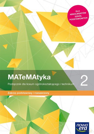 Nowe matematyka era podręcznik klasa 2 liceum i technikum zakres podstawowy i rozszerzony 68162 - Wojciech Babiański, Lech Chańko, Joanna Czarnowska, Grzegorz Janocha [KSIĄŻKA]