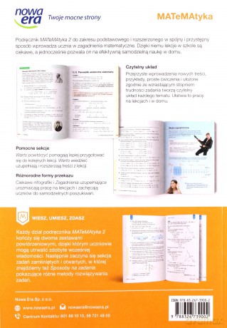 Nowe matematyka era podręcznik klasa 2 liceum i technikum zakres podstawowy i rozszerzony 68162 - Wojciech Babiański, Lech Chańko, Joanna Czarnowska, Grzegorz Janocha [KSIĄŻKA]
