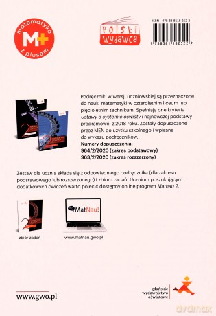 Nowe matematyka z plusem ćwiczenia do liceum i technikum dla klasy 2 mlc2-1 - Małgorzata Dobrowolska, Marcin Karpiński, Jacek Lech [KSIĄŻKA]