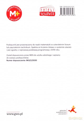 Nowe matematyka z plusem gwo podręcznik do liceum i technikum dla klasy 2 zakres rozszerzony mlr2-1 - Małgorzata Dobrowolska, Marcin Karpiński, Jacek Lech [KSIĄŻKA]