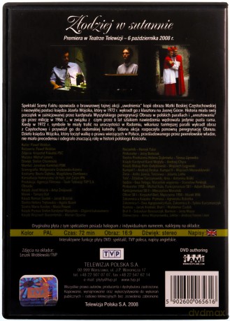 Teatr TVP: Złodziej w sutannie [DVD]