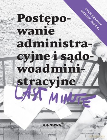 Postępowanie administracyjne 2020 last minute - Piotr Bronny [KSIĄŻKA]
