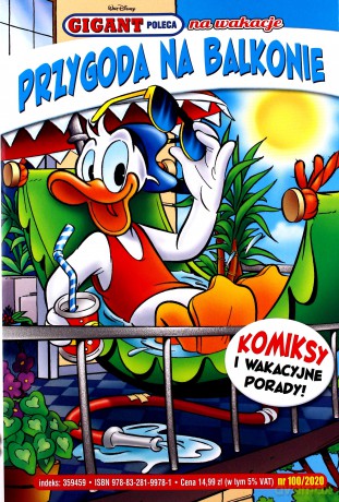 Przygoda na balkonie. Gigant Poleca (Tom 100/2020) [KSIĄŻKA]