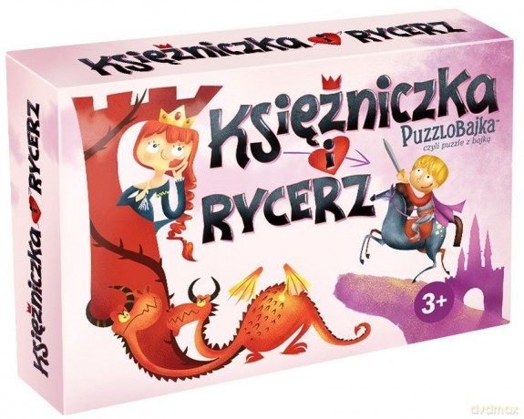 Puzzlobajka Księżniczka i Rycerz