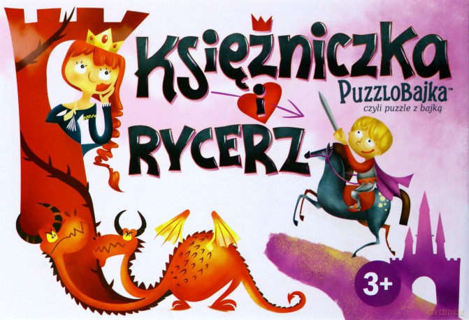 Puzzlobajka Księżniczka i Rycerz