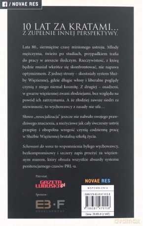 Schowani do wora. Wspomnienia byłego wychowawcy więziennego - Andrzej Flugel [KSIĄŻKA]