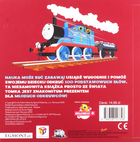 Tomek i przyjaciele. 100 pierwszych słów [KSIĄŻKA]